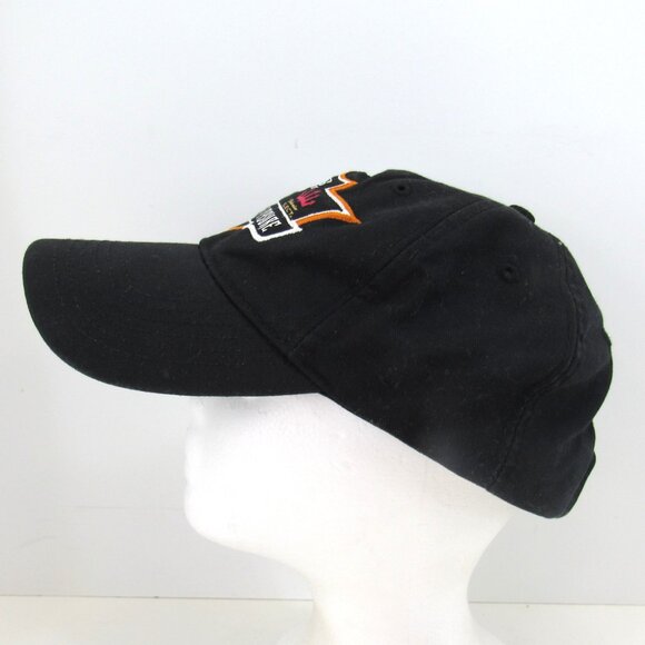 Bud Light Budweiser Pick Your Pleasure Emb Logo Men Black Adj Strap Back Cap Hat - Picture 3 of 8